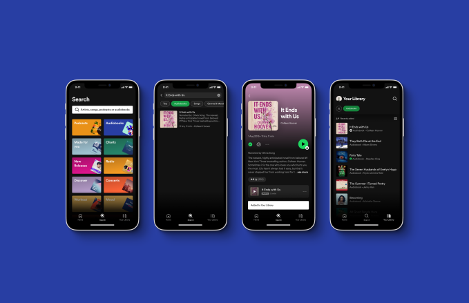 Spotify to feature a collection of 150K audiobooks along with its own Costs registration